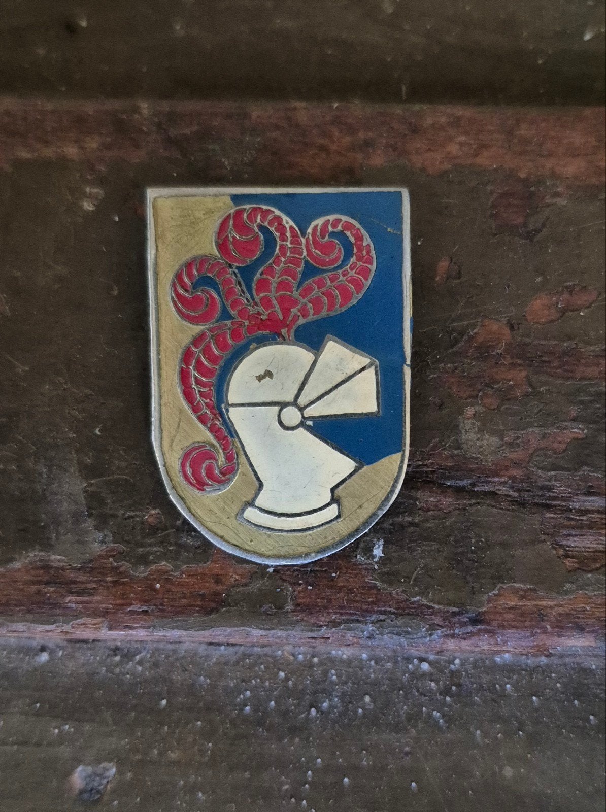 embleem uniform U Brigade indië 1945 1949, Verzenden, Landmacht, Nederland, Embleem of Badge