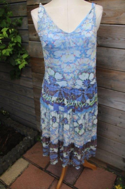 Jurk blauw Lulu-H mt S Vaste prijs, Blauw, Ophalen of Verzenden, Zo goed als nieuw, Knielengte