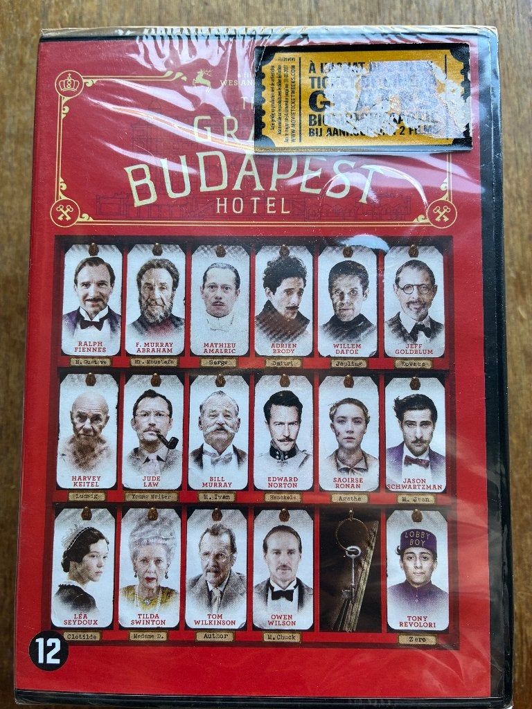 The Grand Budapest Hotel DVD- (Wes Anderson ) NIEUW, Engels, Overige gebieden, Nederlands, Ophalen of Verzenden