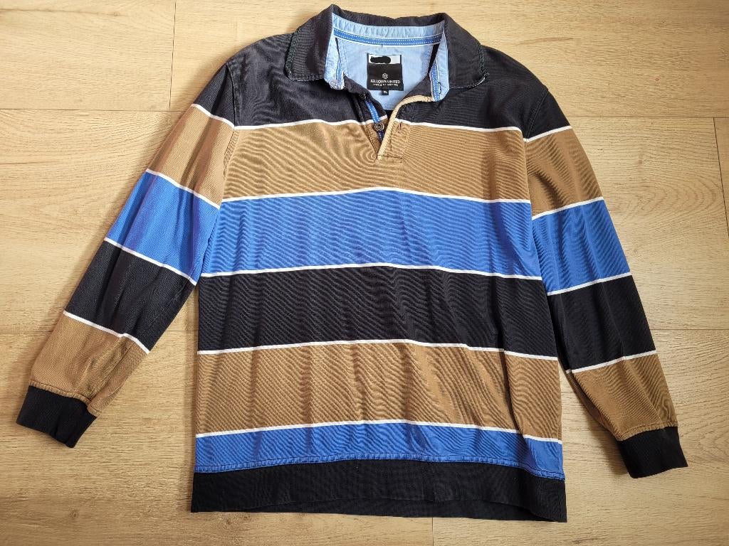 FELLOWS UNITED gekleurde polo longsleeve maat XL ~ HH1016, Blauw, Maat 56/58 (XL), Ophalen of Verzenden, Gedragen