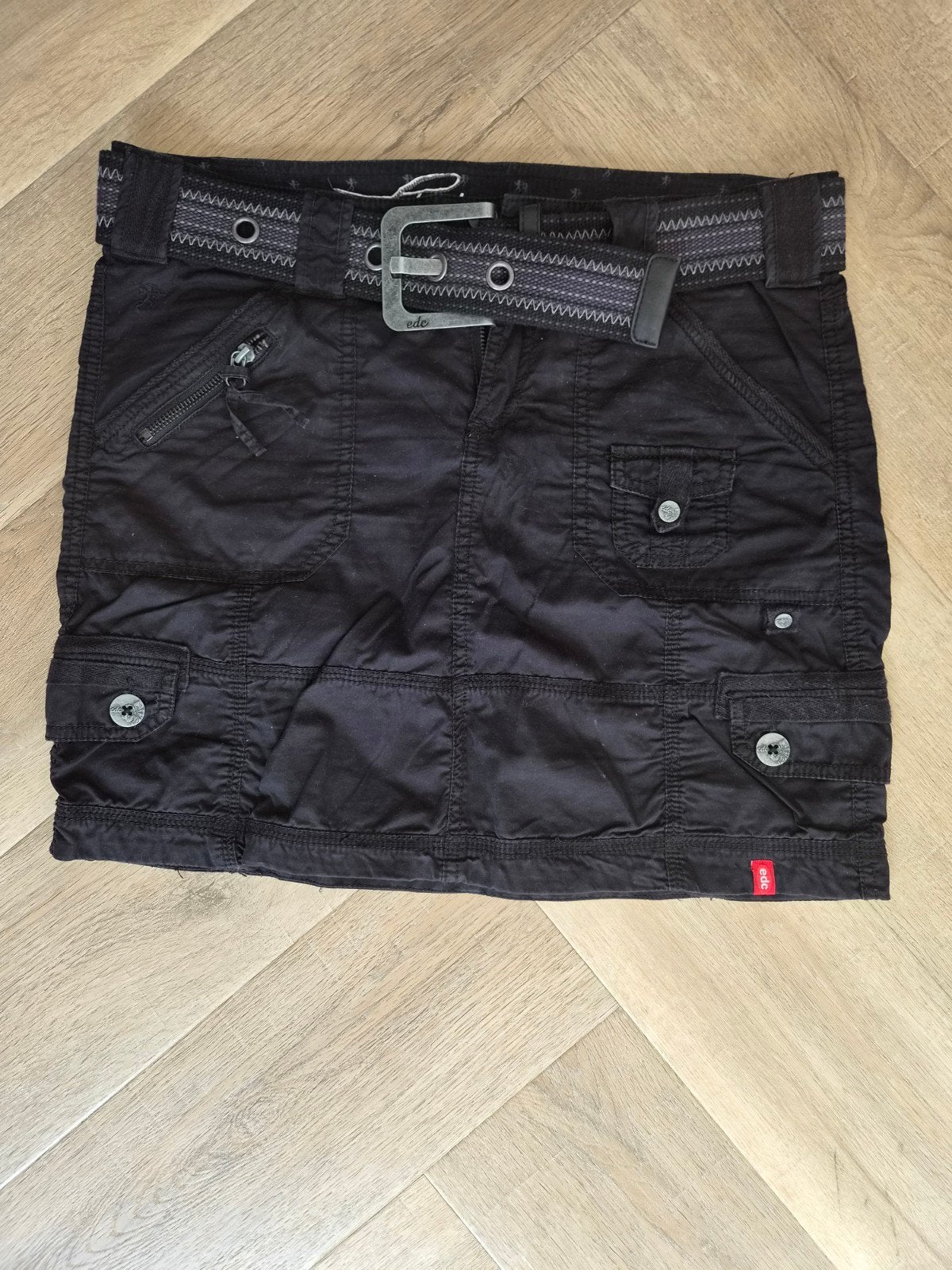 EDC by Esprit cargo rokje maat 36, Zwart, Ophalen of Verzenden, EDC by Esprit, Maat 36 (S)