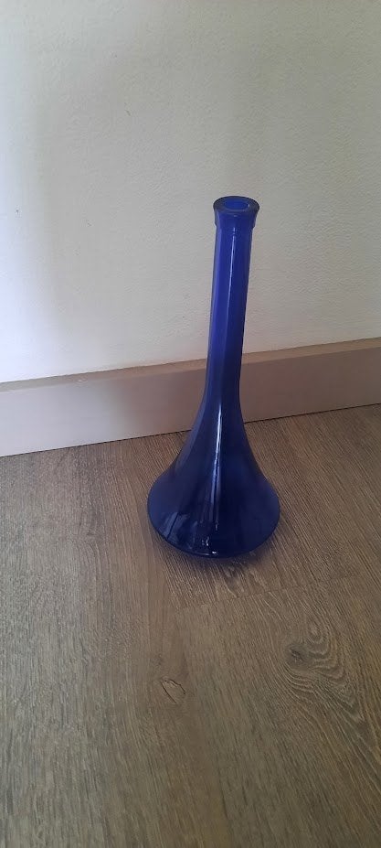 Mooie kobaltblauwe fles, Ophalen of Verzenden