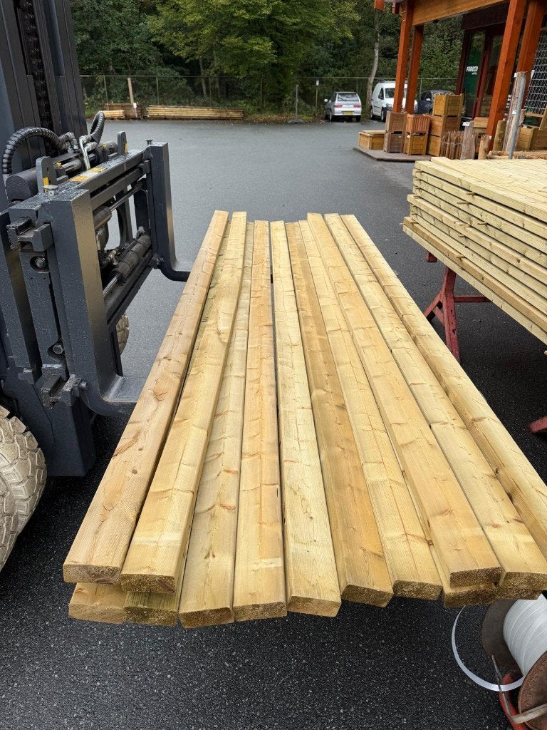 vuren geïmpregneerd 45x95mm 300cm nr. 789, Ophalen, Nieuw, 250 cm of meer, Balken