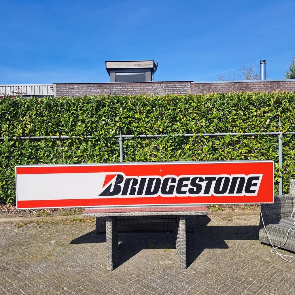 Bridgestone banden gevelverlichting lichtbak Xxl, Ophalen, Gebruikt, Lichtbak of (neon) lamp
