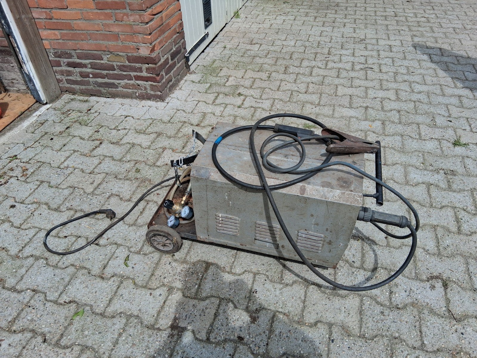 CO2 Lasapparaat 220V met Nieuwe Draad en Reduceerventiel, Ophalen, Gebruikt, 150 tot 250 ampère, Co2