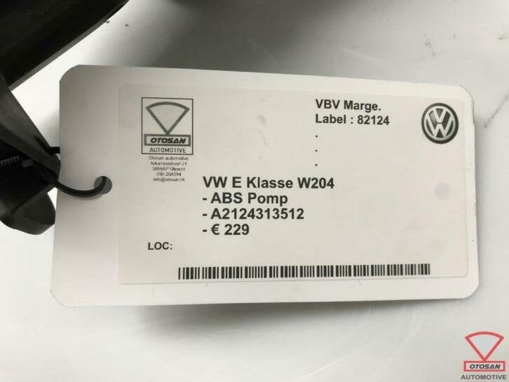 mercedes e klasse w212 abs pomp a2124313512, Gebruikt, Mercedes-Benz AG, Mercedes-Benz, Ophalen of Verzenden