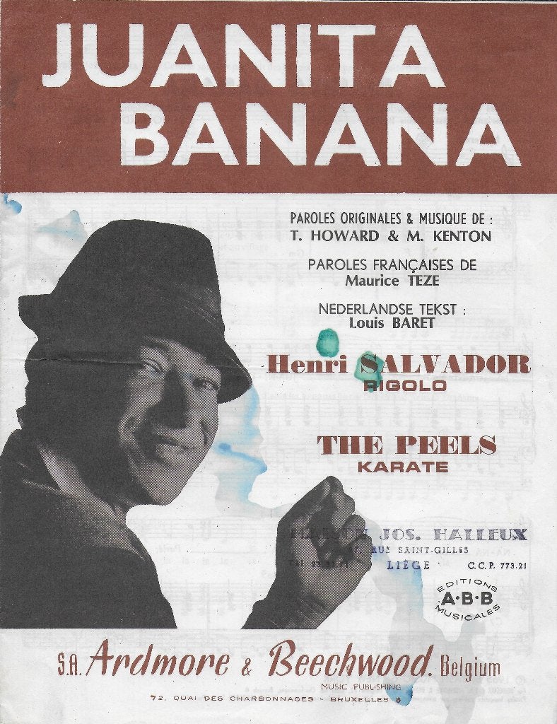 Mu76 bladmuziek juanita banana, Gebruikt, Ophalen of Verzenden, Artiest of Componist, Piano