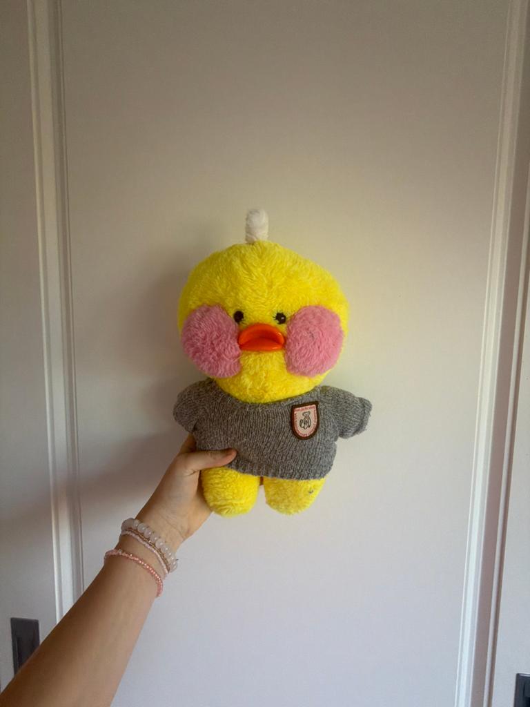 Paper Duck Knuffel - Zo goed als nieuw, Zo goed als nieuw, Met kleding of accessoire, Eend, Verzenden