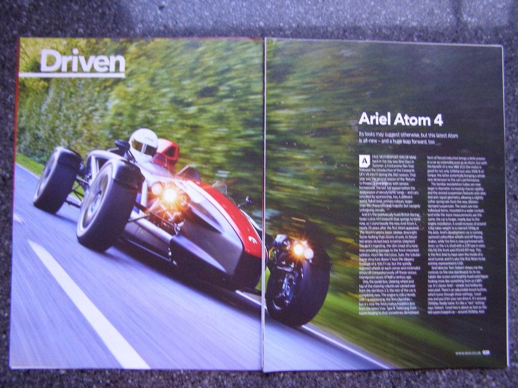 Ariel Atom diverse modellen ? eerst 22x autotest lezen, Ophalen, Gelezen