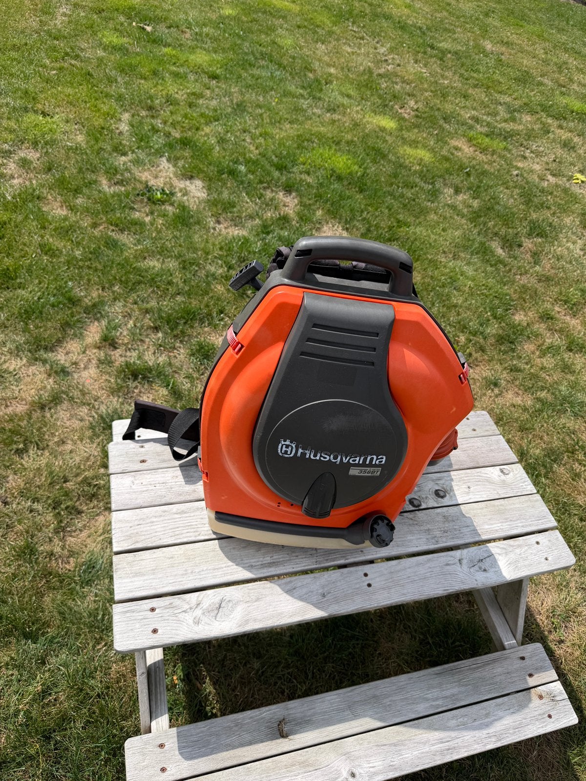 ‼️ Husqvarna 356bt bladblazer ‼️, Ophalen, Zo goed als nieuw