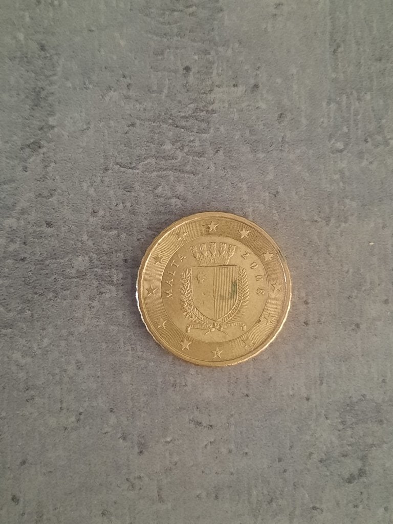 Munt 10 cent - Malta 2008, Ophalen of Verzenden, Malta, 10 cent, Losse munt