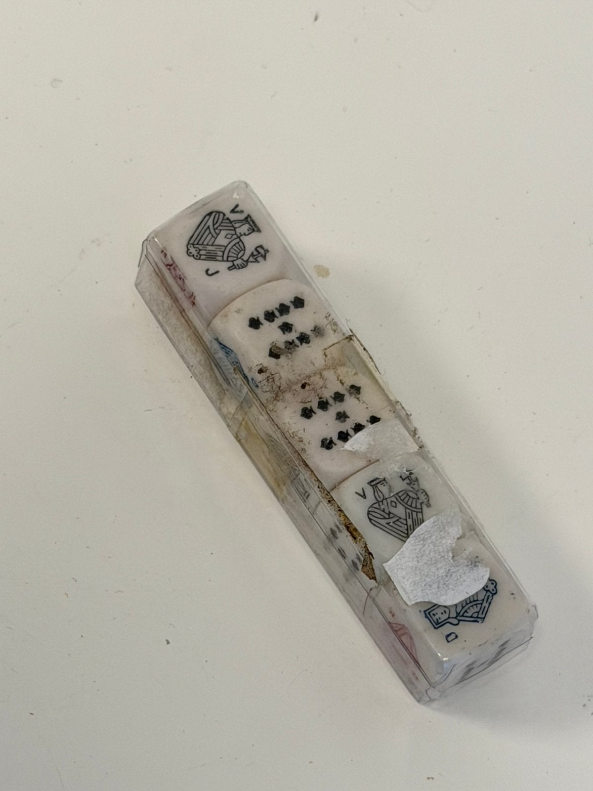 Vintage Pokerdobbelstenen Poker Dice Dobbelstenen nieuw, Ophalen of Verzenden, Nieuw