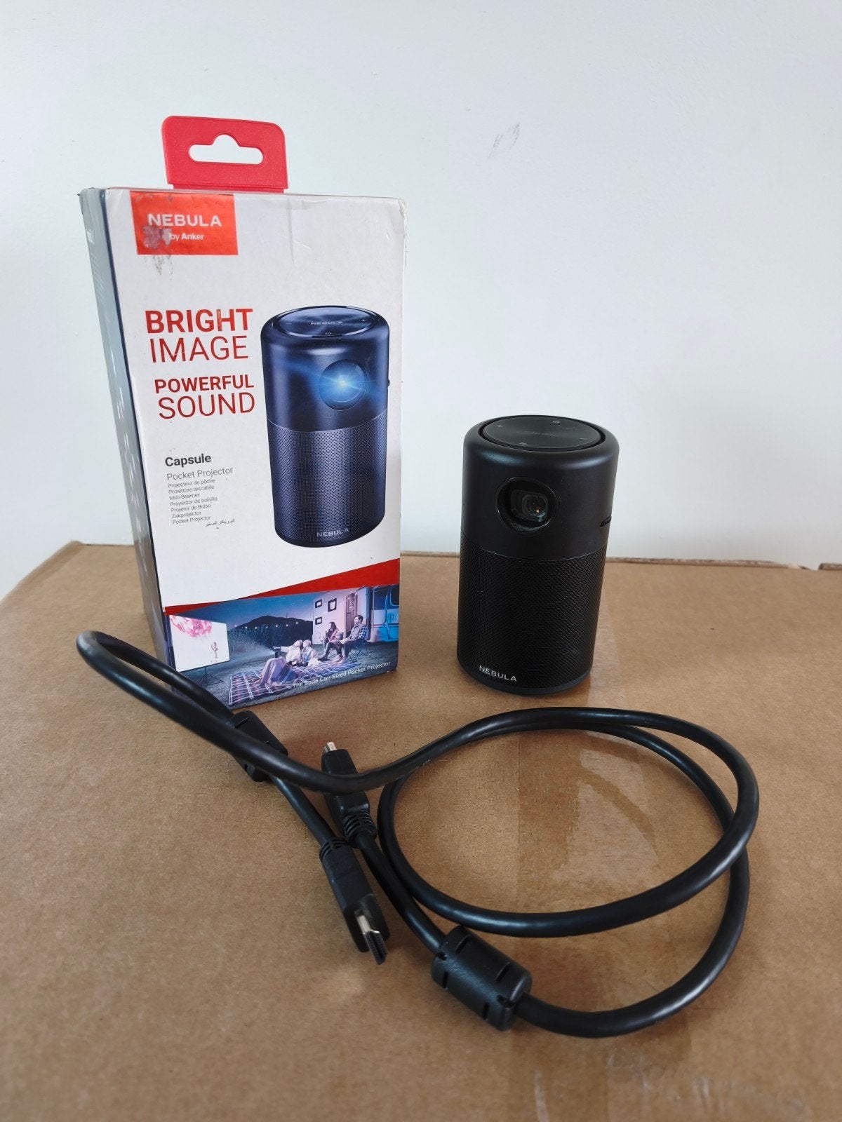 Anker Nebula Capsule Mini Projector - Draagbare DLP Beamer, Ophalen of Verzenden, DLP, Overige resoluties, Anker Nebula