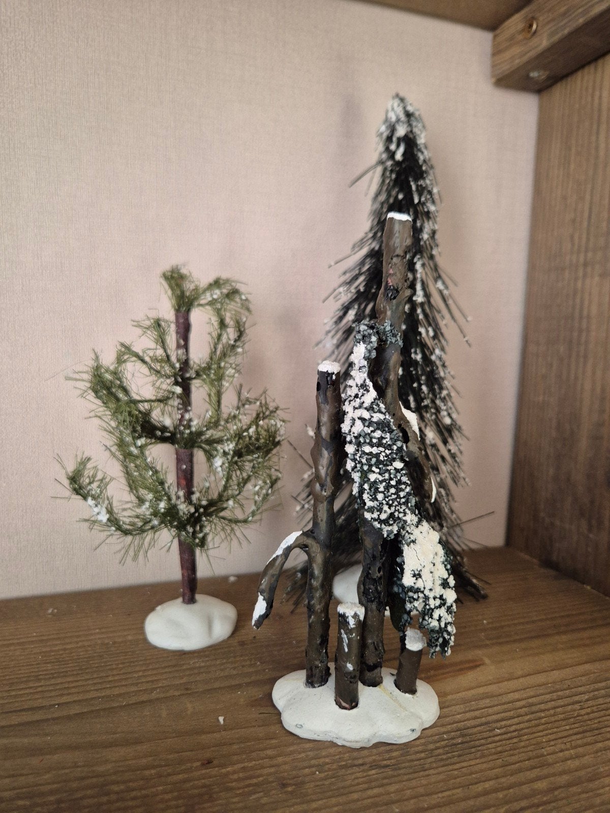 lemax mooie bomenset Kerstdorp kersthuisjes, Diversen, Ophalen of Verzenden, Zo goed als nieuw
