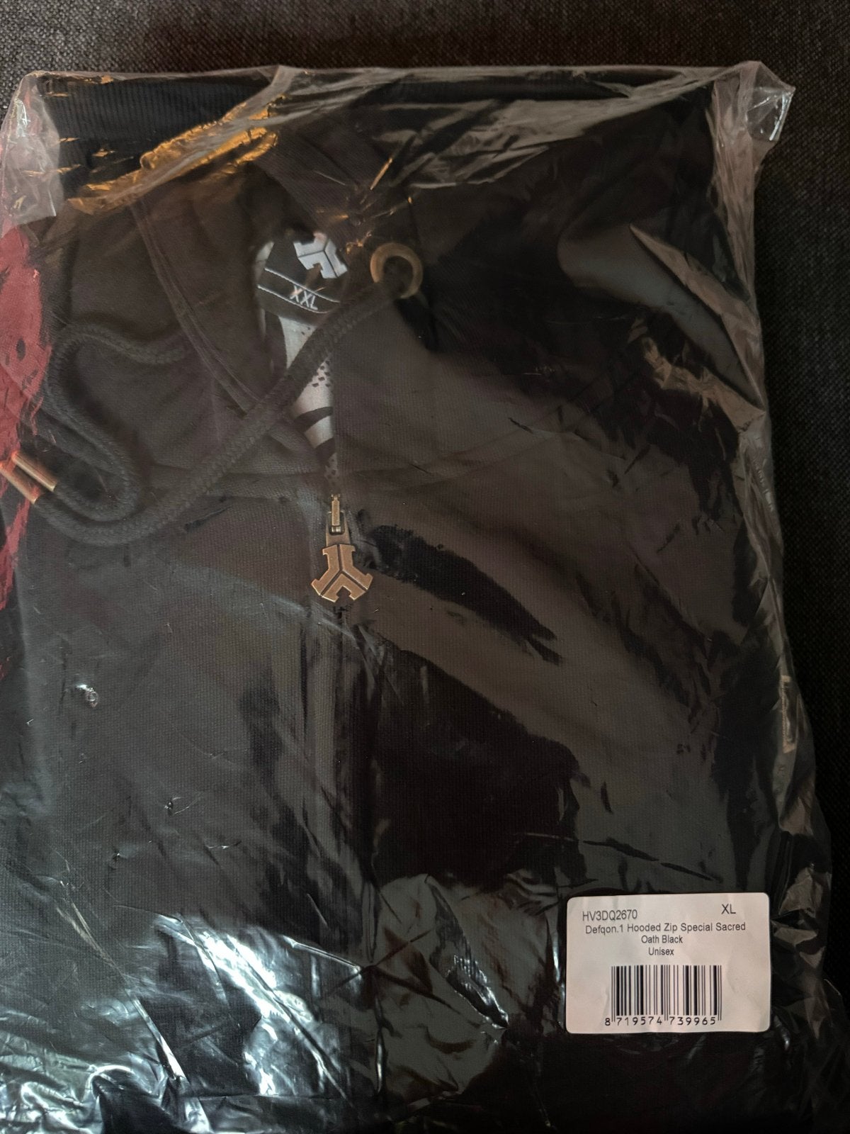 Defqon.1 Hooded Zip Special Sacred Oath Zwart XXL, Ophalen of Verzenden, Nieuw
