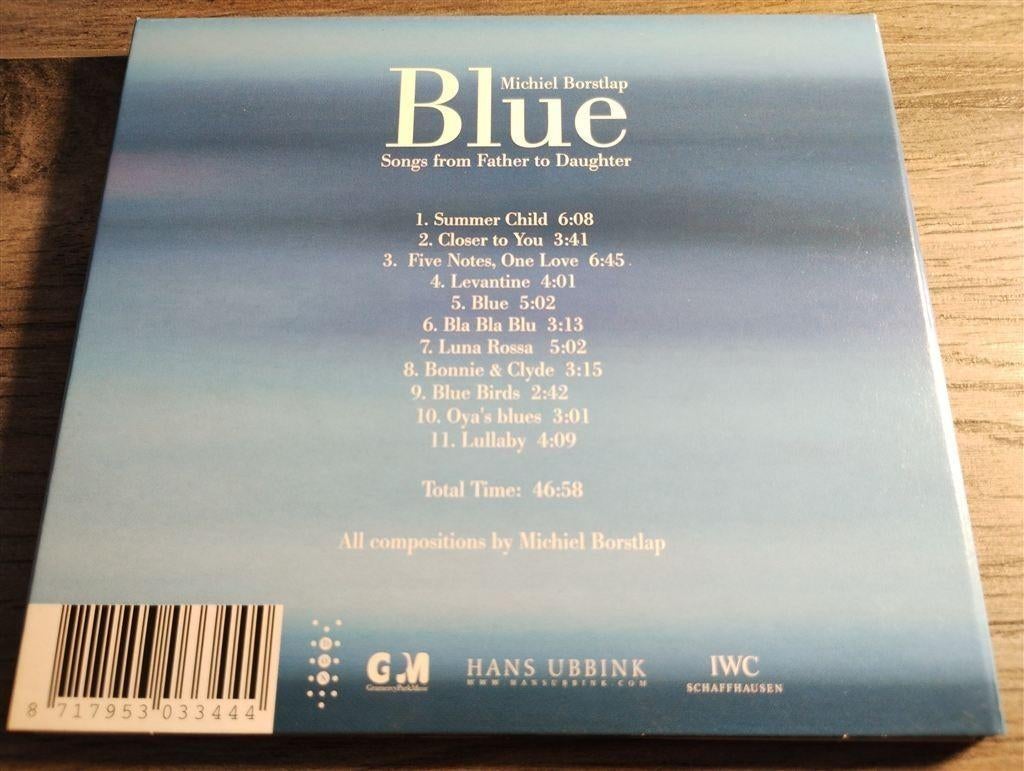 Michiel Borstlap - Blue [songs From Father To Daughter], Ophalen of Verzenden, Zo goed als nieuw, Jazz
