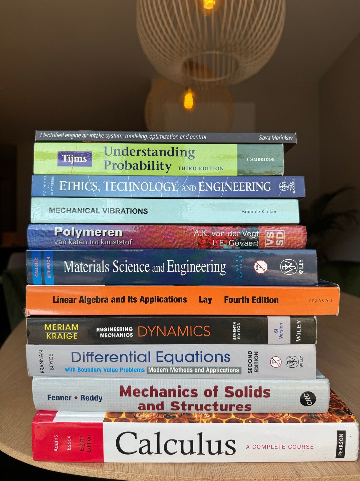 Boeken pakket TUe Werktuigbouwkunde, Ophalen, Beta, Gelezen, WO