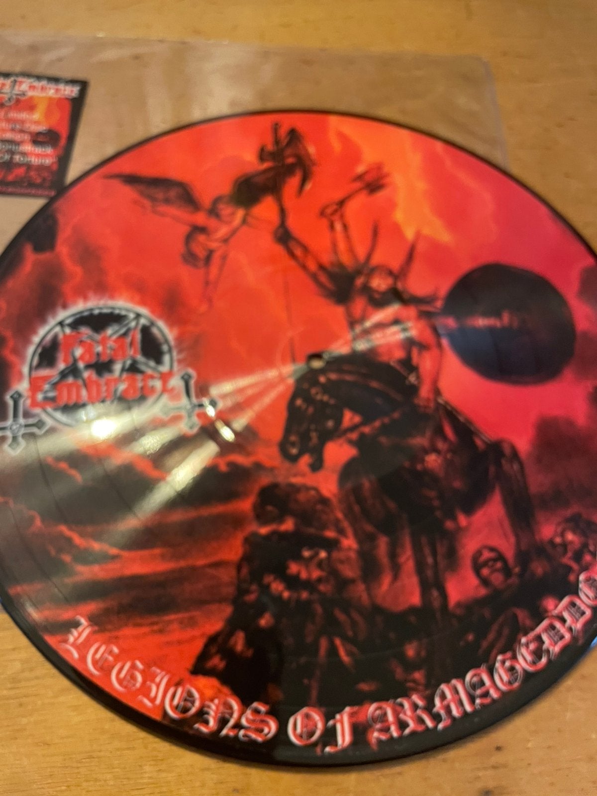 Fatal embrace - legions of armageddon pdisc, Ophalen of Verzenden, Zo goed als nieuw