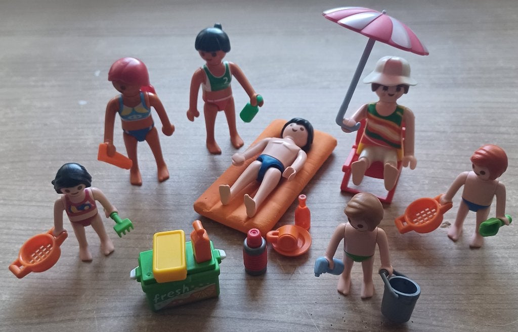 playmobil strandgangers/strandsetje, Ophalen of Verzenden, Gebruikt, Losse onderdelen