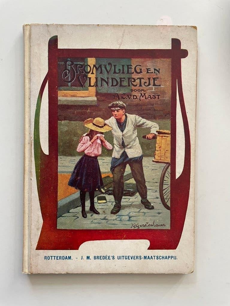 Bromvlieg en Vlindertje - A.C. van der Mast, Ophalen of Verzenden, A.C. van der Mast