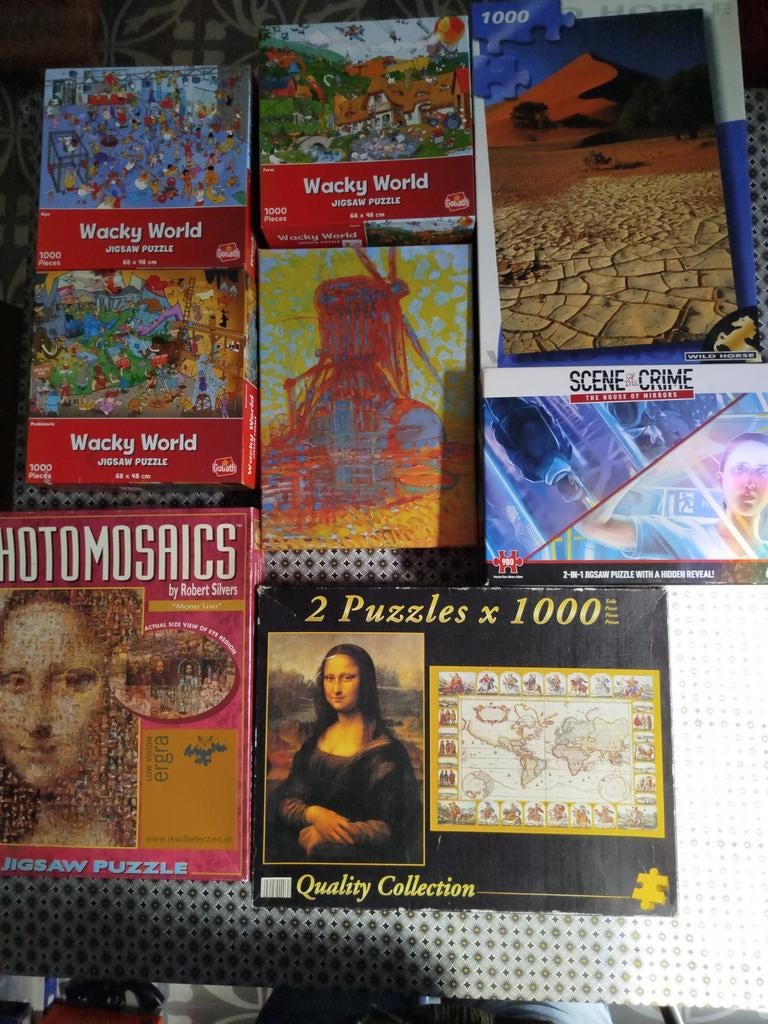 Legpuzzels, 1000 stukjes, Ophalen of Verzenden, 500 t/m 1500 stukjes, Gebruikt, Legpuzzel