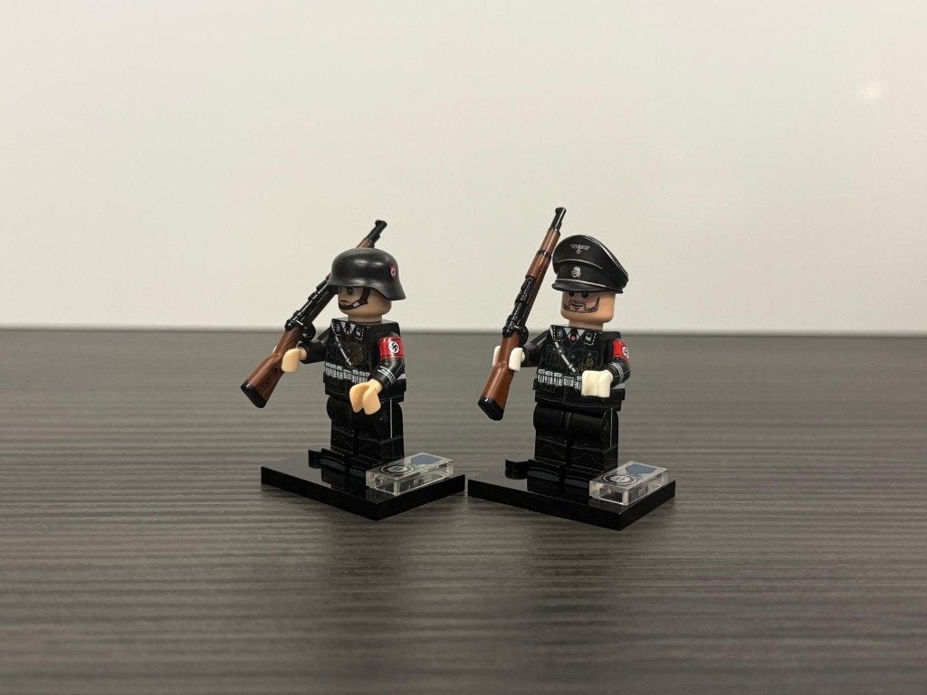 2 x WW2 Allgemeine SS minifigs–minifigures, Verzenden, Overige soorten, Duitsland, Miniatuur of Beeldje