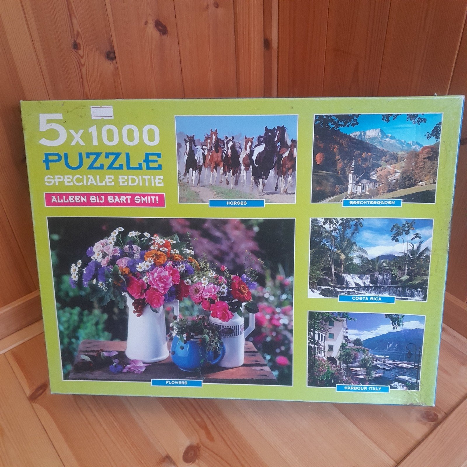 5x1000 Legpuzzel Speciale Editie Bart Smit, Ophalen of Verzenden, 500 t/m 1500 stukjes, Gebruikt