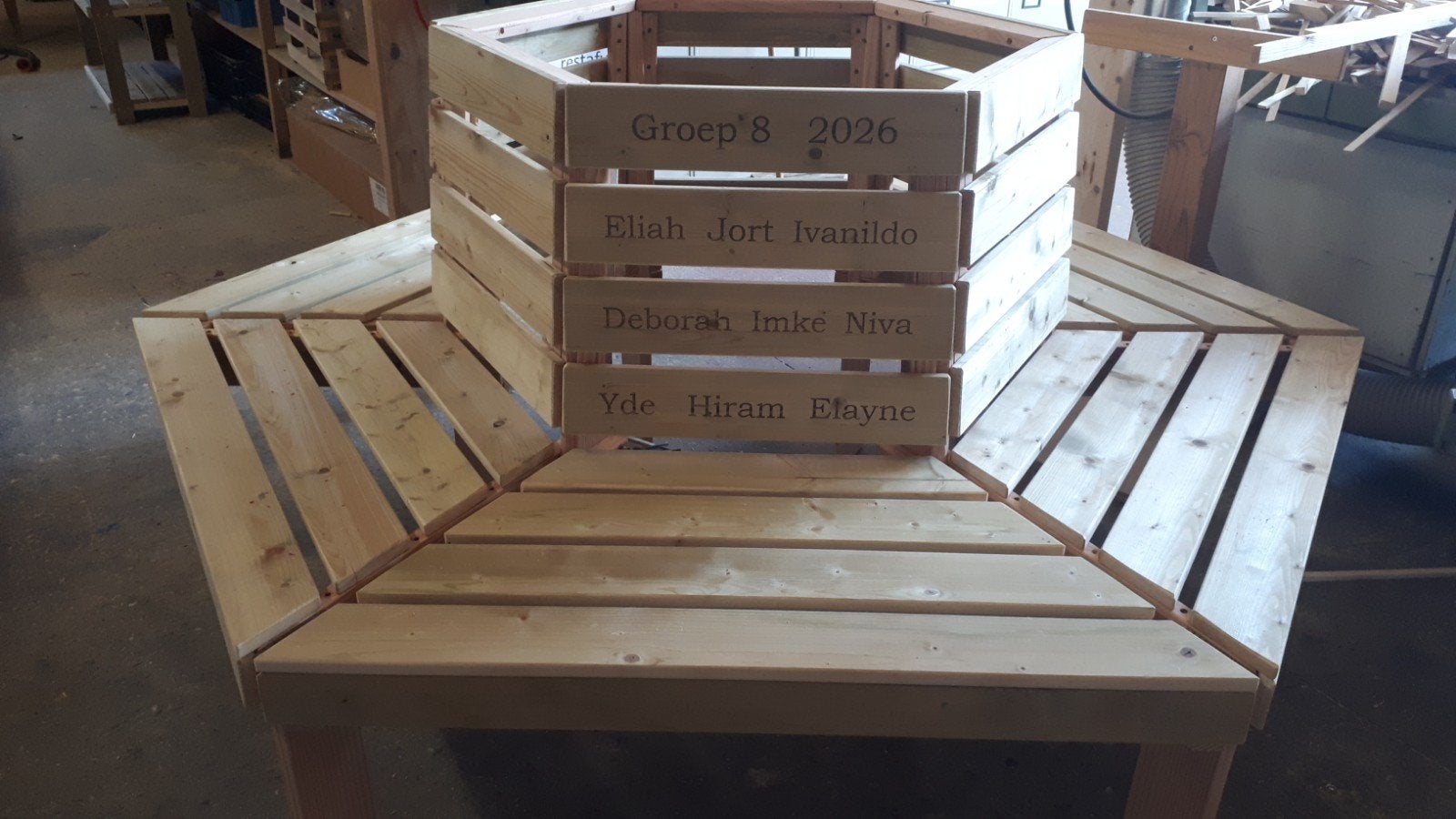 Boombank, Ophalen, Nieuw, Hout