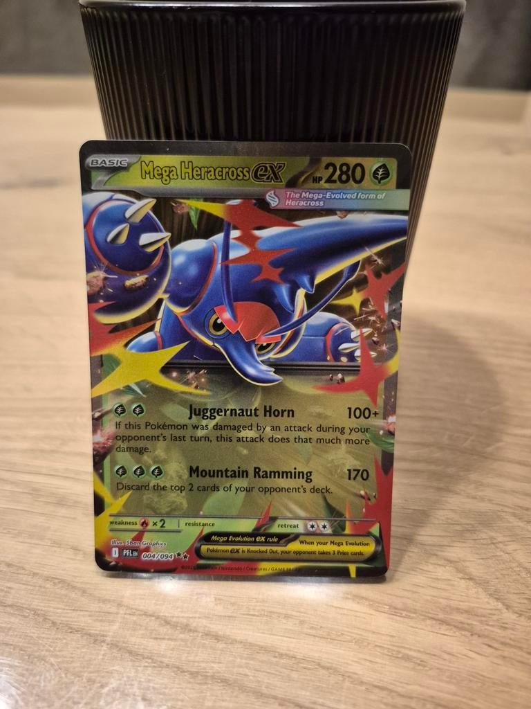 Mega Heracross EX 4/94, Ophalen of Verzenden, Zo goed als nieuw