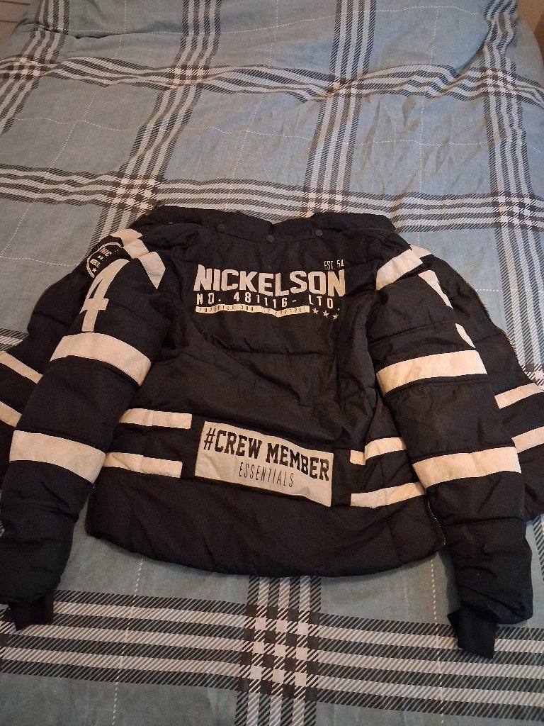 Winterjas Nickelson Maat S, Kleding | Heren, Zwart, Nickelson, Ophalen of Verzenden, Gedragen