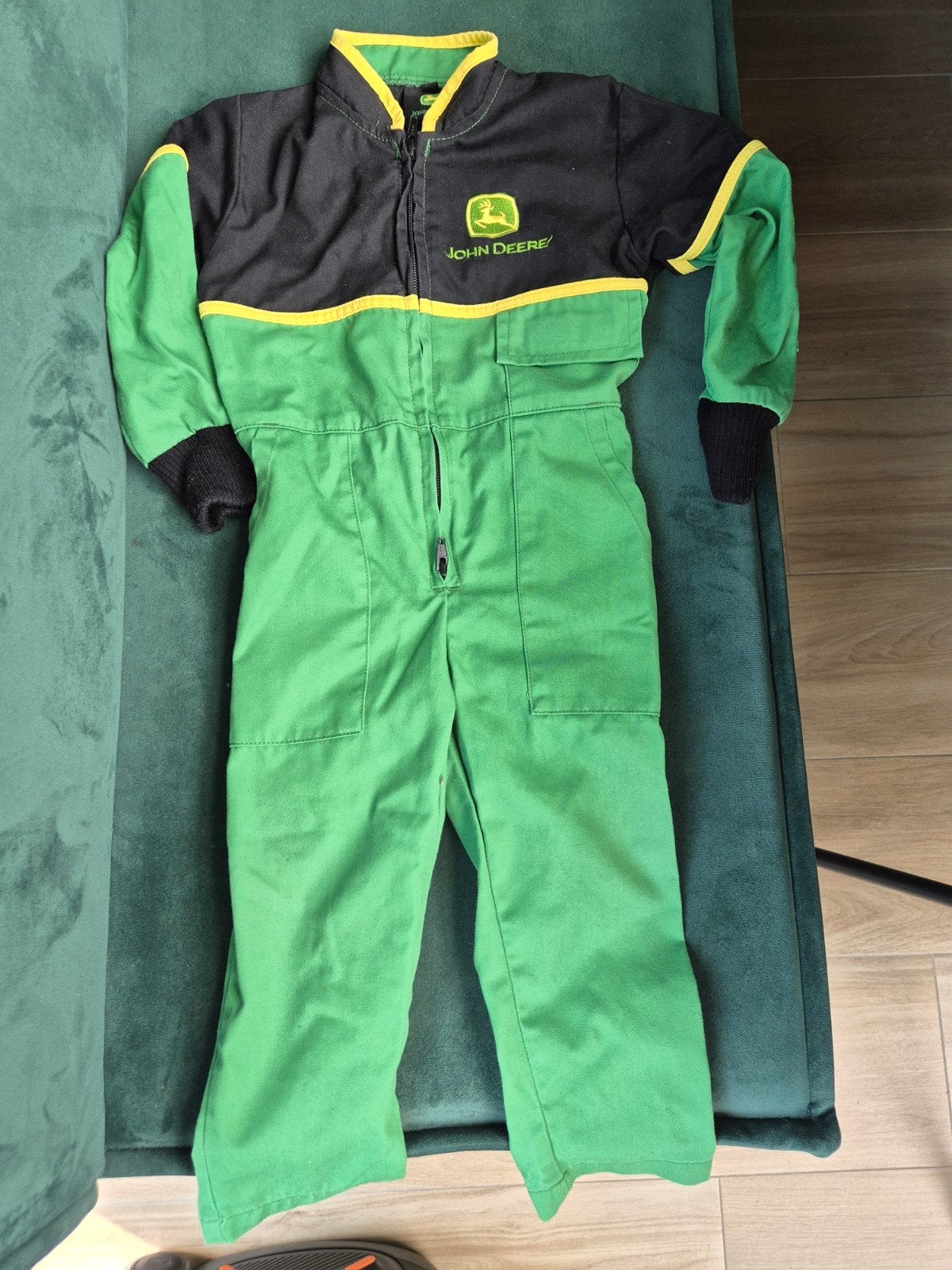 John deere overal maat 1/2, Ophalen of Verzenden, Zo goed als nieuw, 104 of kleiner, Jongen of Meisje