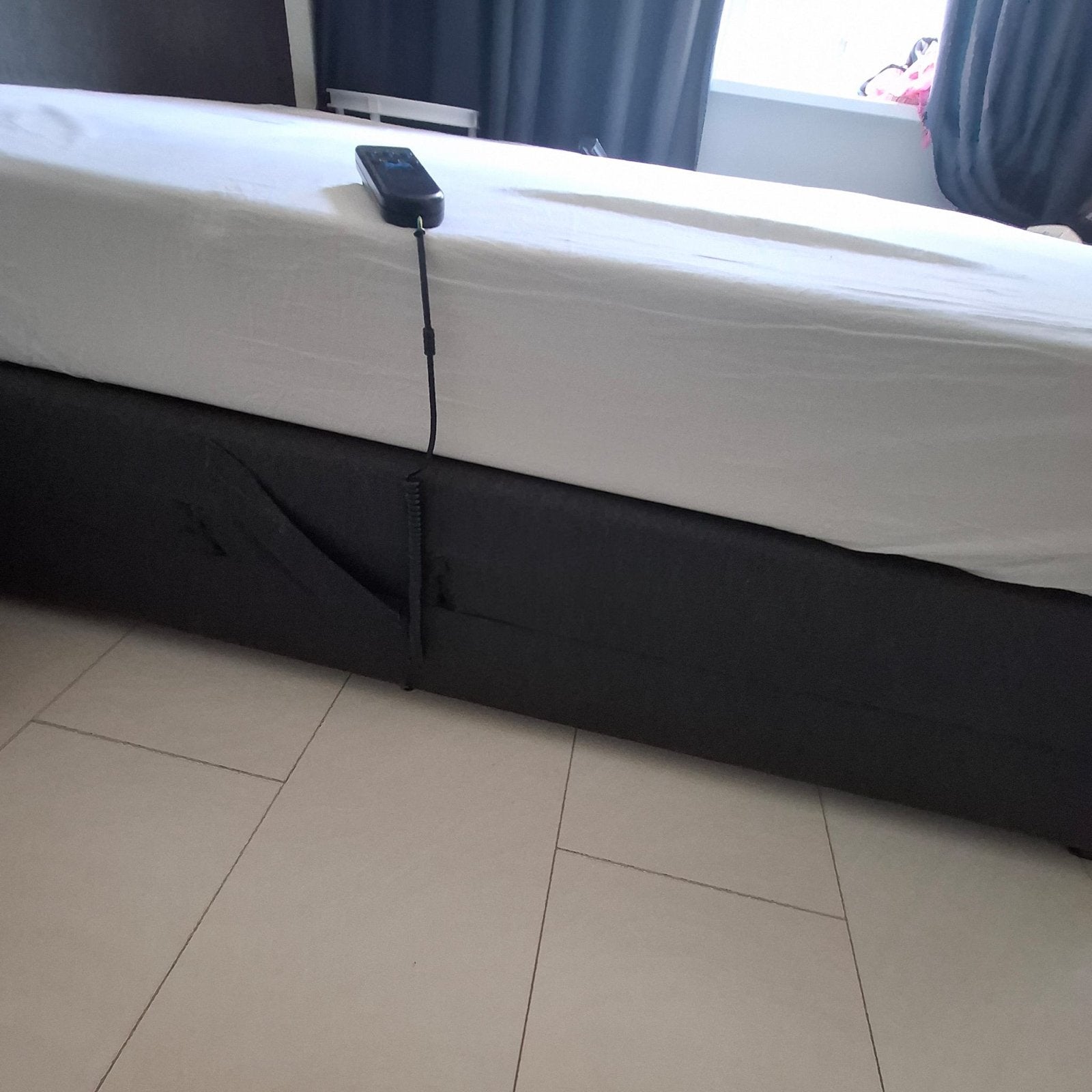 Gratis Elektrische Boxspring 160x200 - Mechanisme werkt, Huis en Inrichting, Slaapkamer | Bedden, Ophalen, Tweepersoons, 200 cm