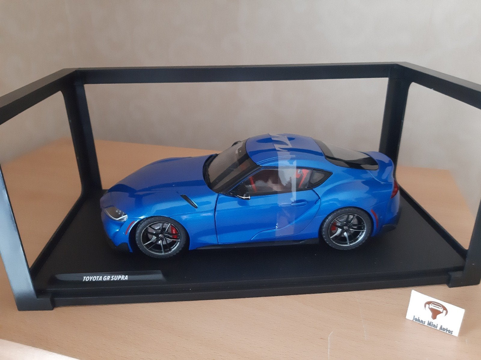 Toyota Supra GR 2021 blauw-metallic van Solido 1:18, Hobby en Vrije tijd, Modelauto's | 1:18, Solido, Auto, Solido, Nieuw