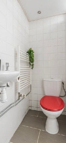 Handdoekradiator 60x75cm, Ophalen, 30 tot 80 cm, Gebruikt, Radiator