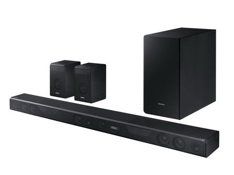 Samsung HW-K950 Soundbar met Subwoofer en Rear Speakers., 70 watt of meer, Overige spelers, Ophalen, Overige merken