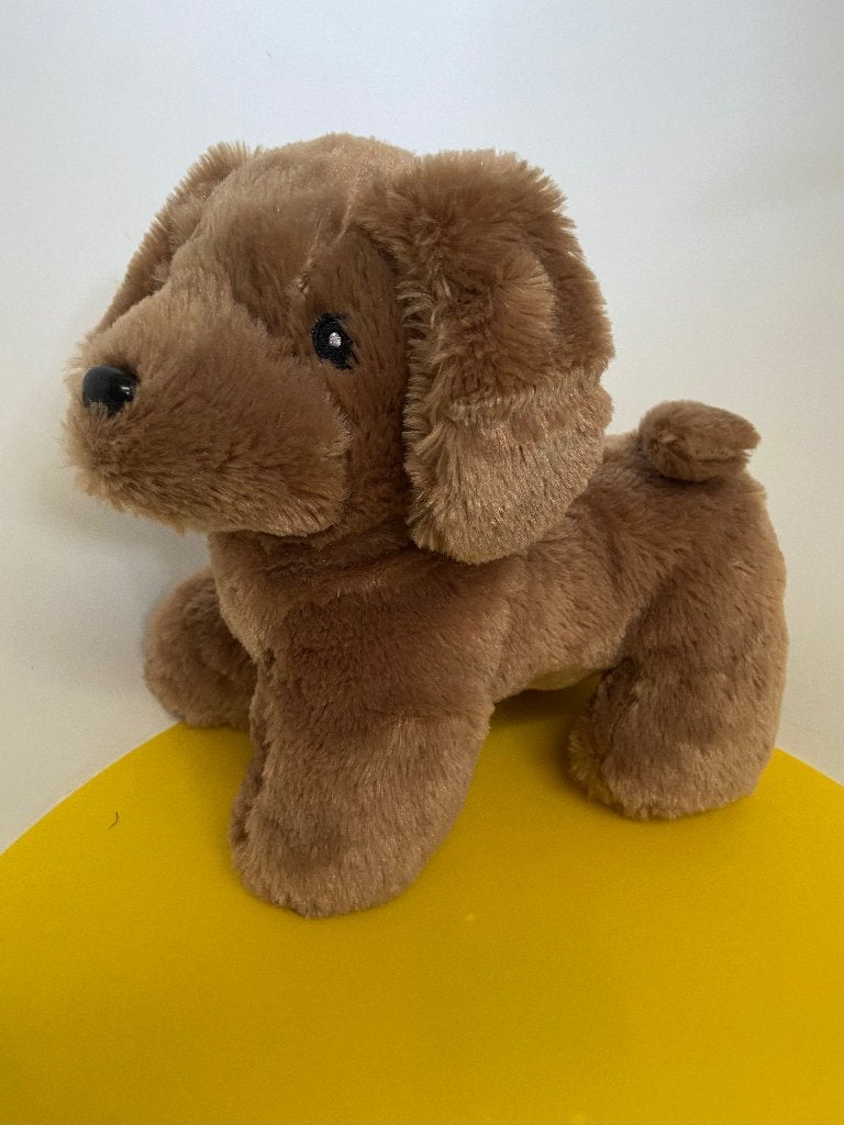 K2873 zeeman hond bruin, Kinderen en Baby's, Speelgoed | Knuffels en Pluche, Ophalen of Verzenden, Zo goed als nieuw, Hond