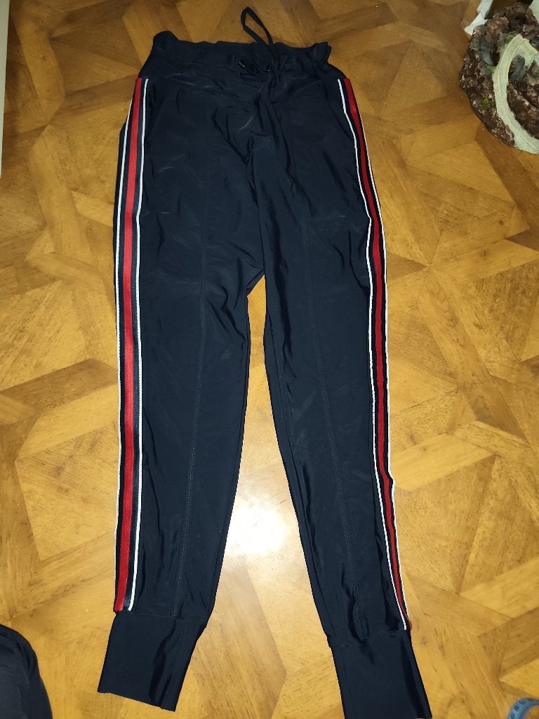 Elvira travelstof broek donkerblauw maat 38, Maat 38/40 (M), Blauw, Ophalen of Verzenden, Zo goed als nieuw