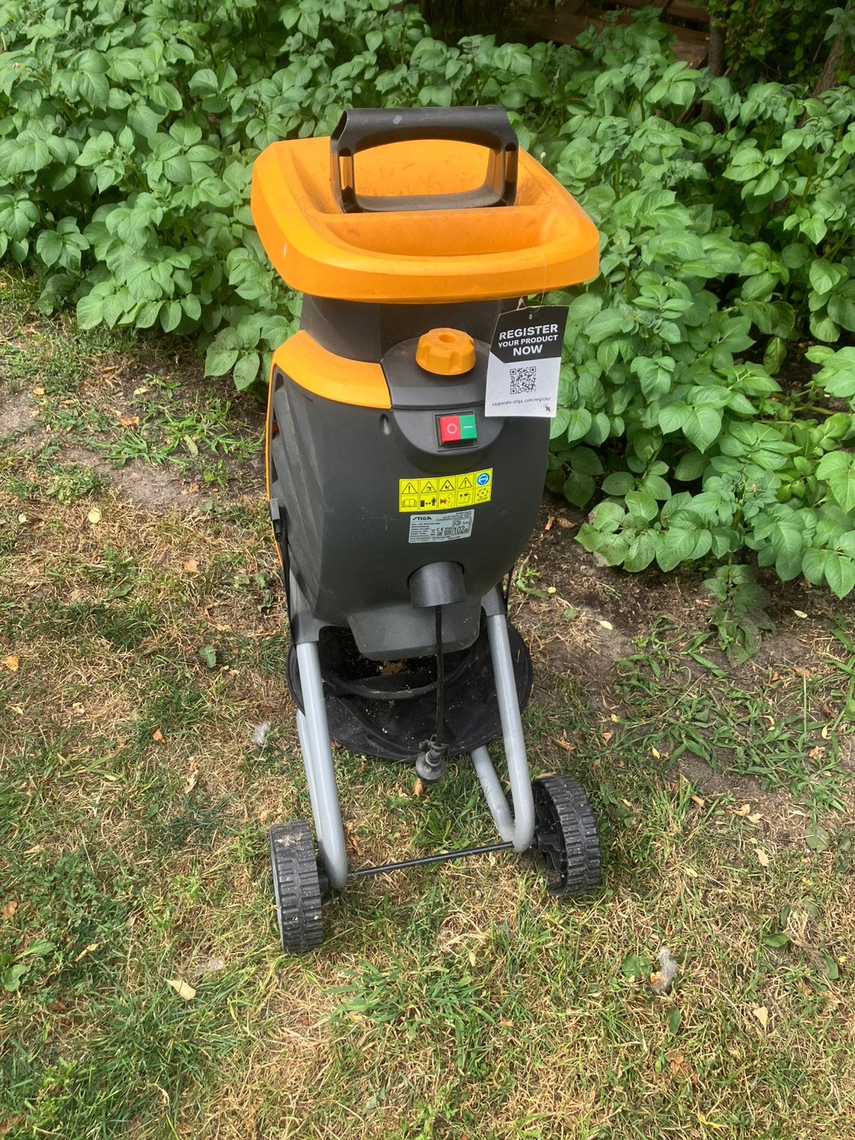 Stiga Tuinhakselaar. Weing gebruikt, Ophalen, Zo goed als nieuw