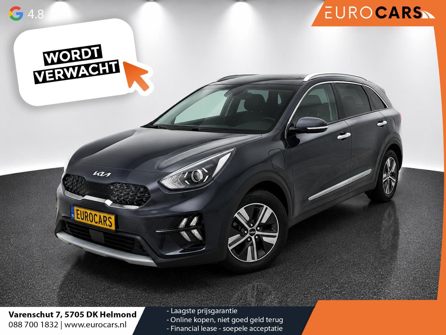 Kia Niro 1.6 GDi PHEV Pulse Schuifdak Navigatie Apple Carpla, Stof, Gebruikt, Euro 6, 165 pk