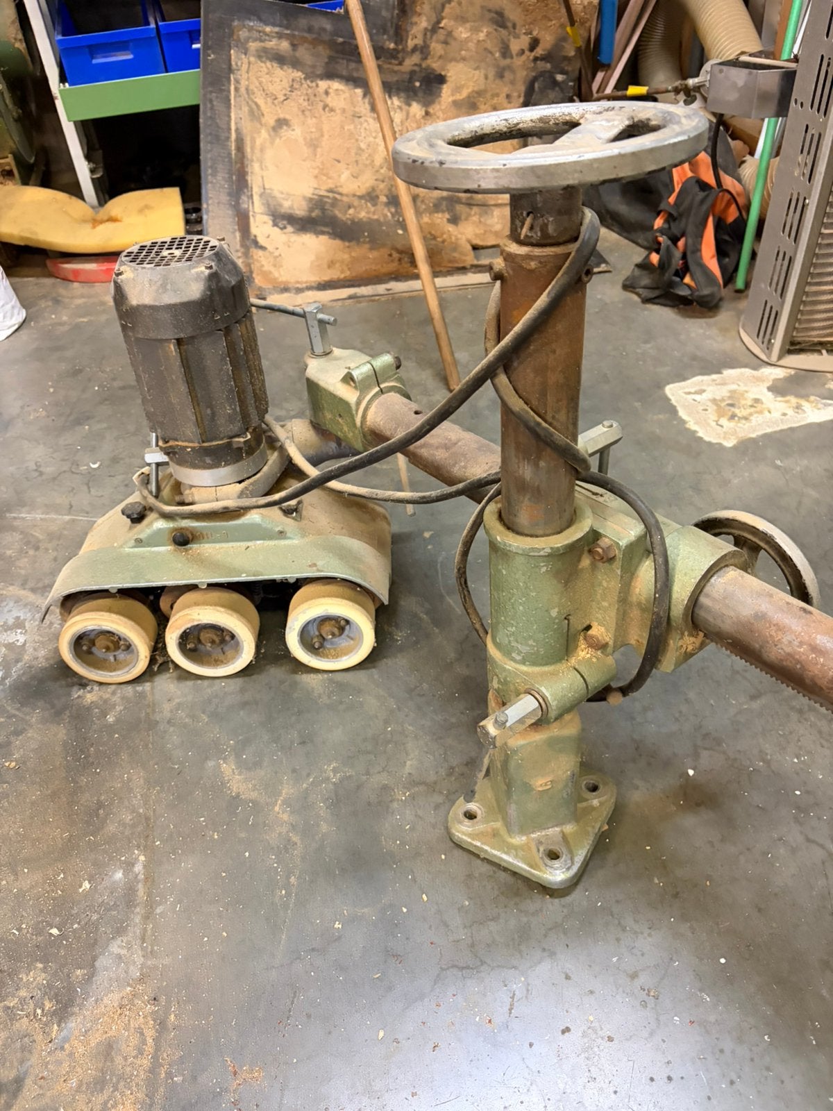 Aandrijver freesmachine hout., Ophalen, Gebruikt, Elektrisch, Overige soorten