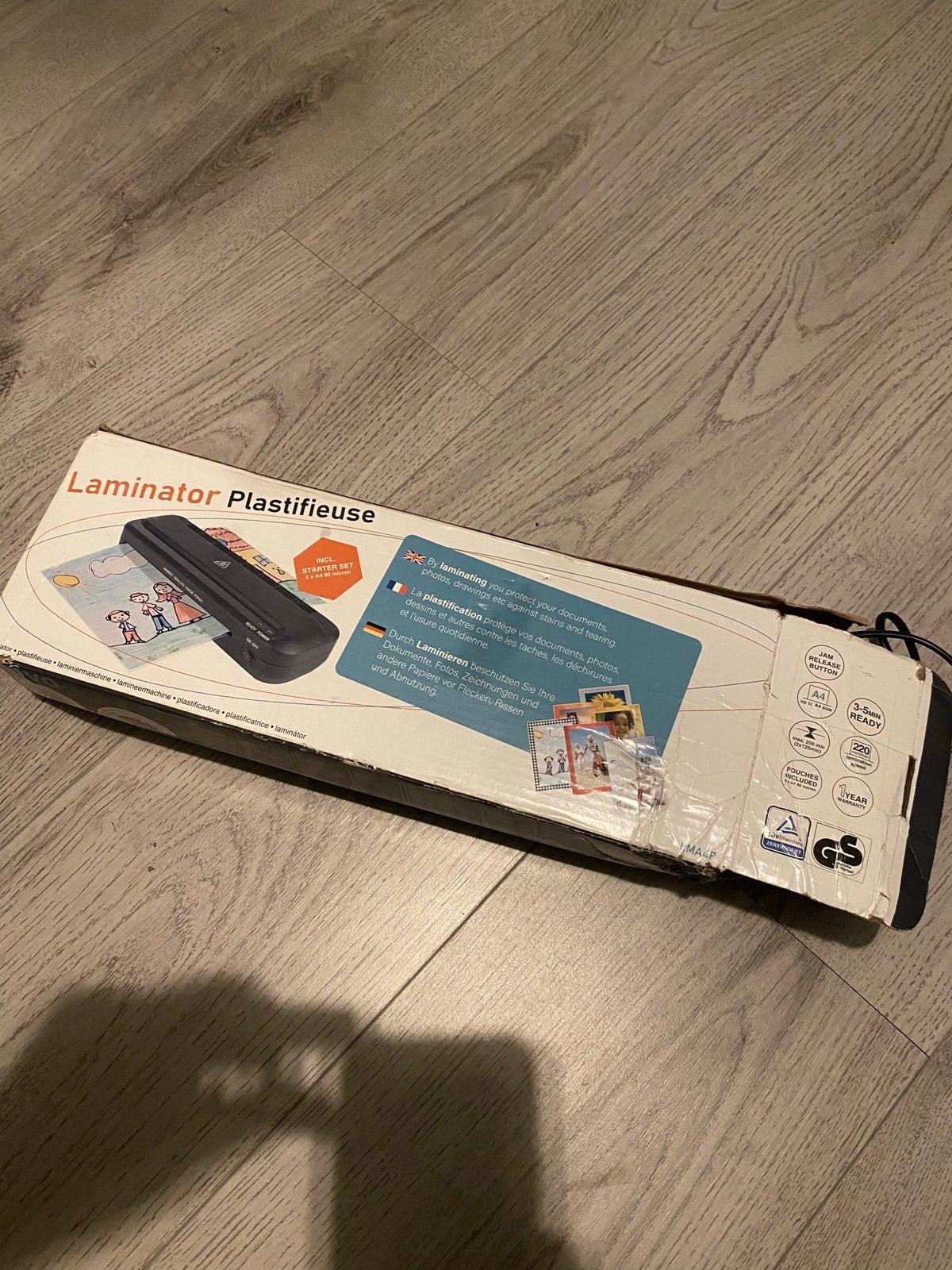 Laminator Plastifieuse A4 met starterset, Ophalen of Verzenden, Nieuw