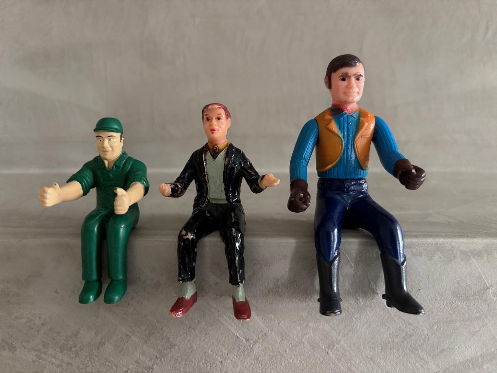 Vintage Zittende figuren Bestuurders, Ophalen of Verzenden, Gebruikt