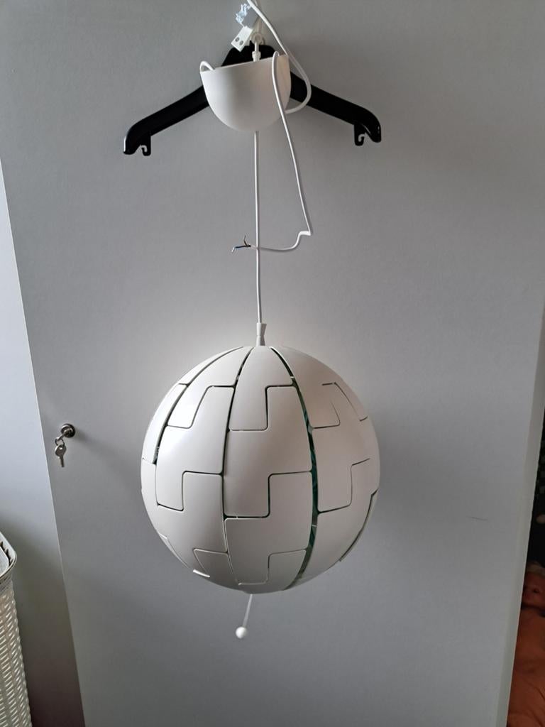 Ikea lamp wit, Huis en Inrichting, Lampen | Hanglampen, Ophalen, Zo goed als nieuw, Minder dan 50 cm