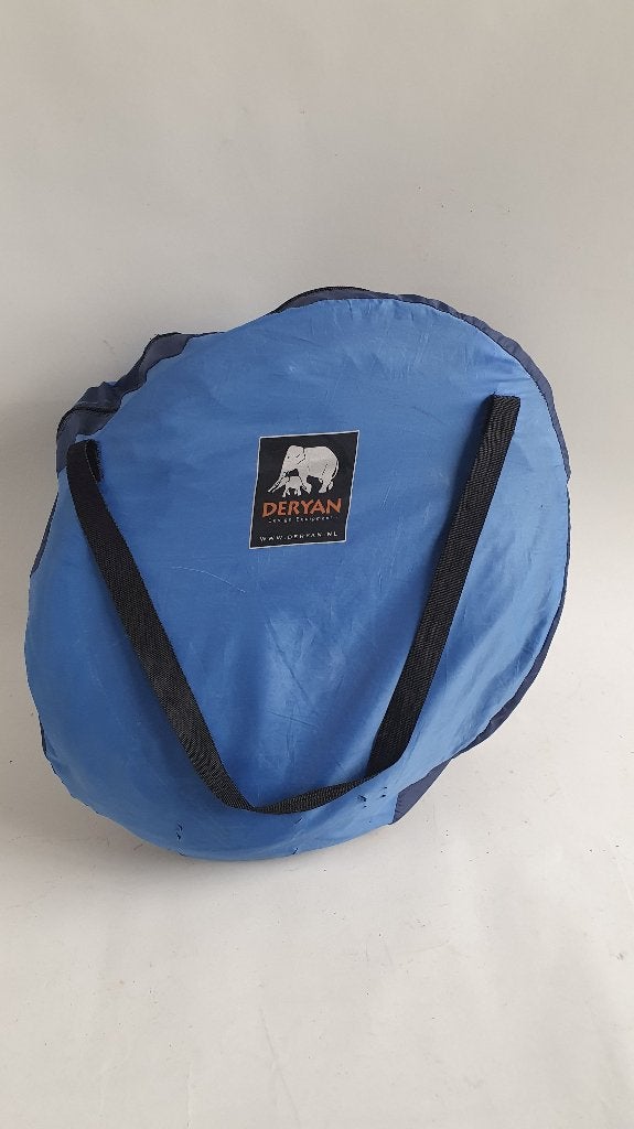 Deryan peuter babytentje, popup tent, blauw en groen. S40, Tweedehands verkoop, Tweedehands verkoop, Gebruikt, Ophalen of Verzenden