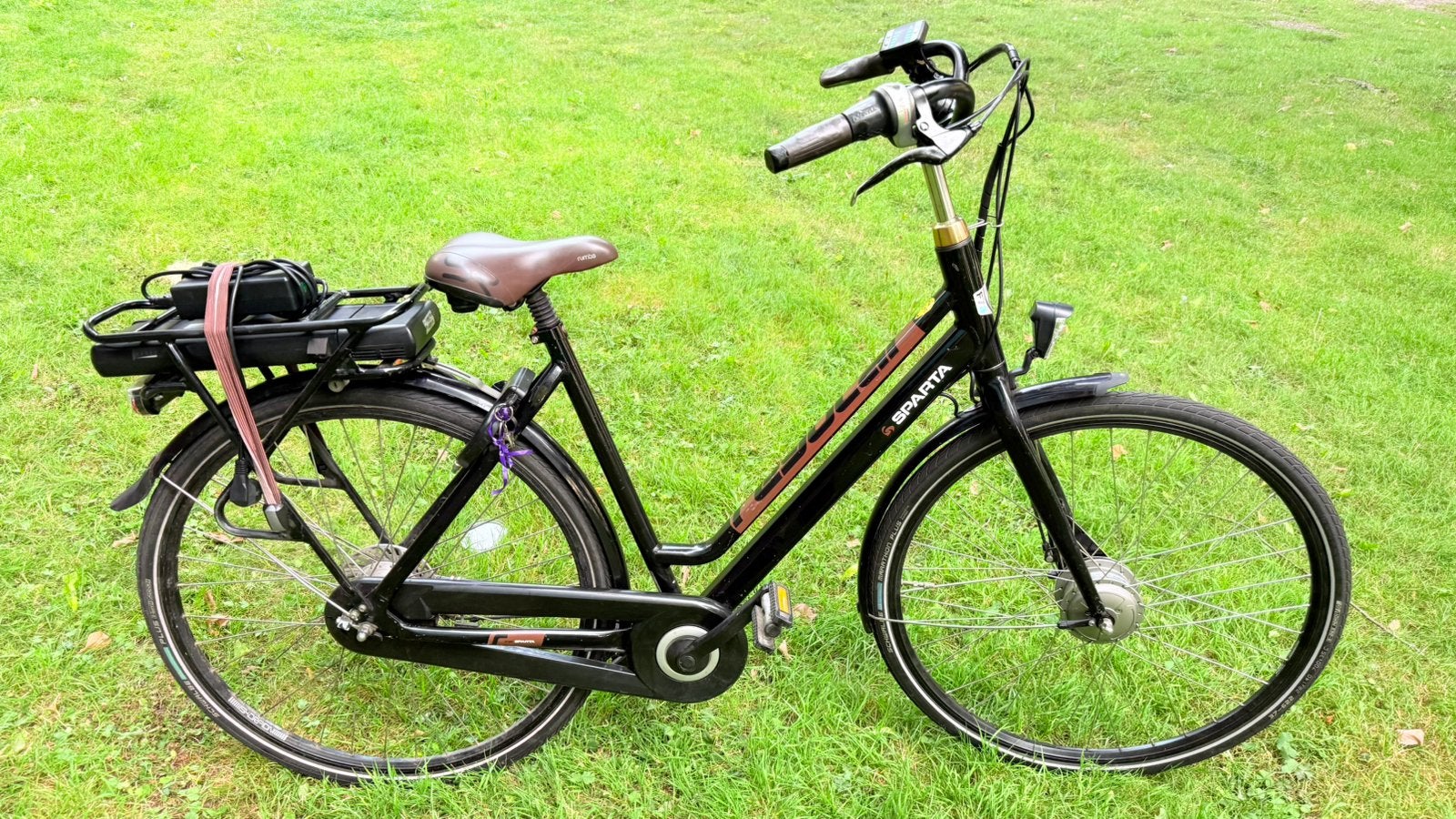 I.g.st goed werkende unisex damesfiets E-bike Sparta 53cm, Fietsen en Brommers, Ophalen, Sparta, Versnellingen, Trommelrem