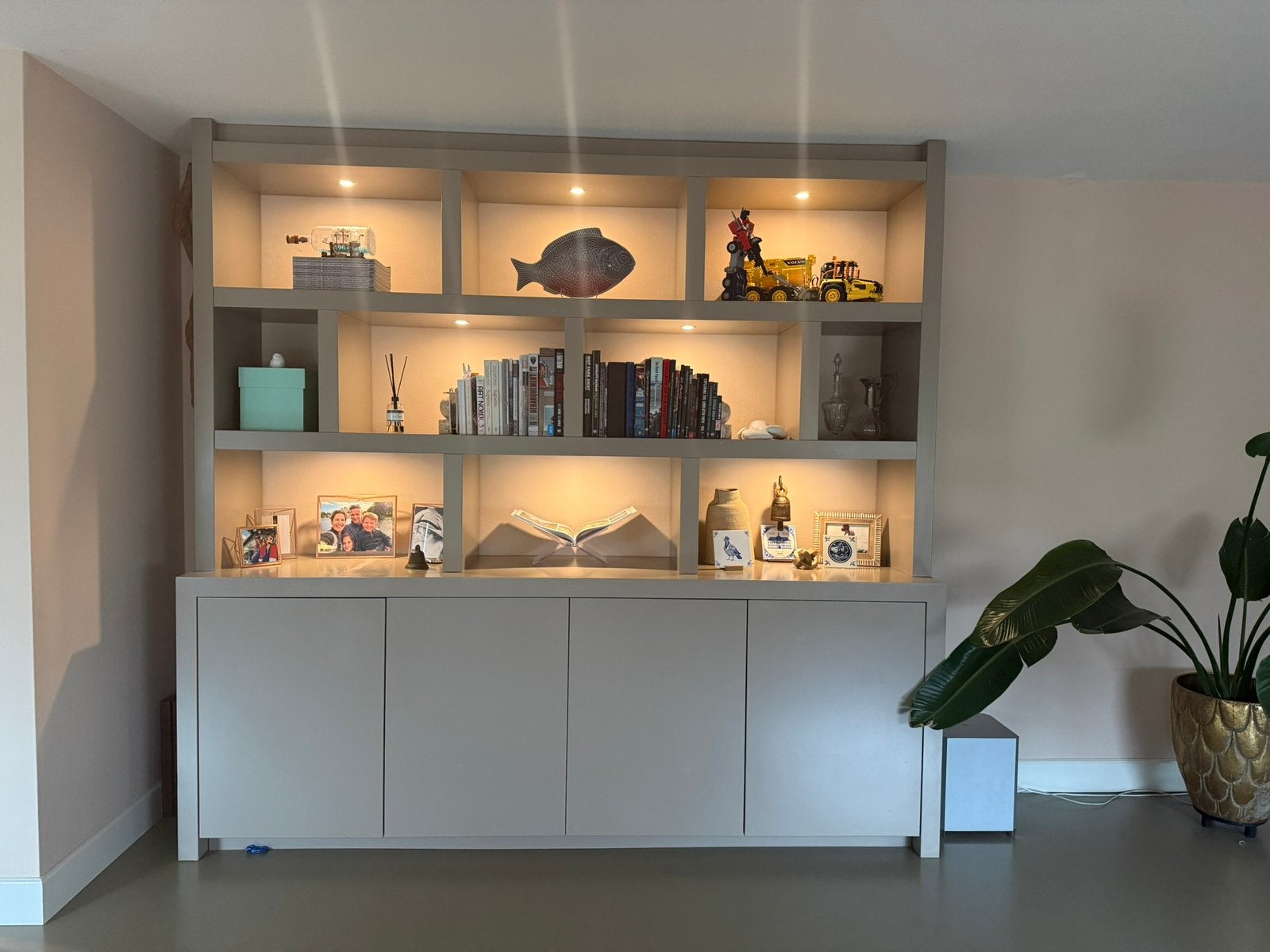Boekenkast, Huis en Inrichting, Kasten | Boekenkasten, Ophalen, Zo goed als nieuw, 25 tot 50 cm, 200 cm of meer