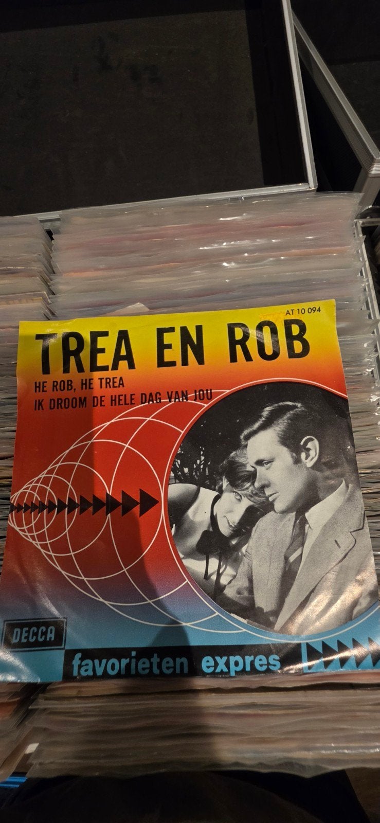 Trea en Rob - He Rob, He Trea / Ik Droom De Hele Dag Van Jou, Ophalen, Gebruikt, 7 inch, Fotohoes