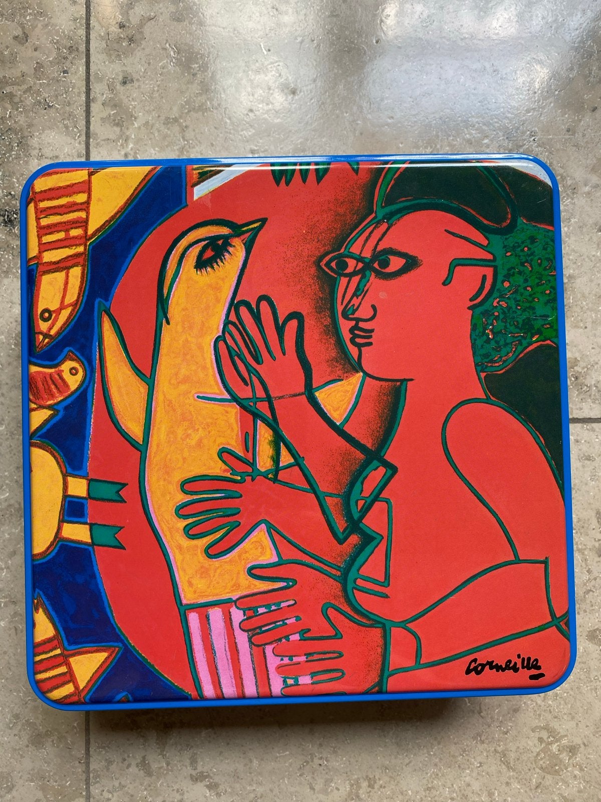 Corneille Blik 21 cm - Kunstzinnige Bewaarblik, Ophalen, Gebruikt, Overige, Overige merken