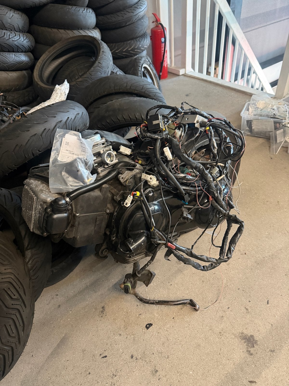 Leader blok 125cc incl kabelboom plug and play vespa sprint, Motoren, Ophalen of Verzenden, Gebruikt