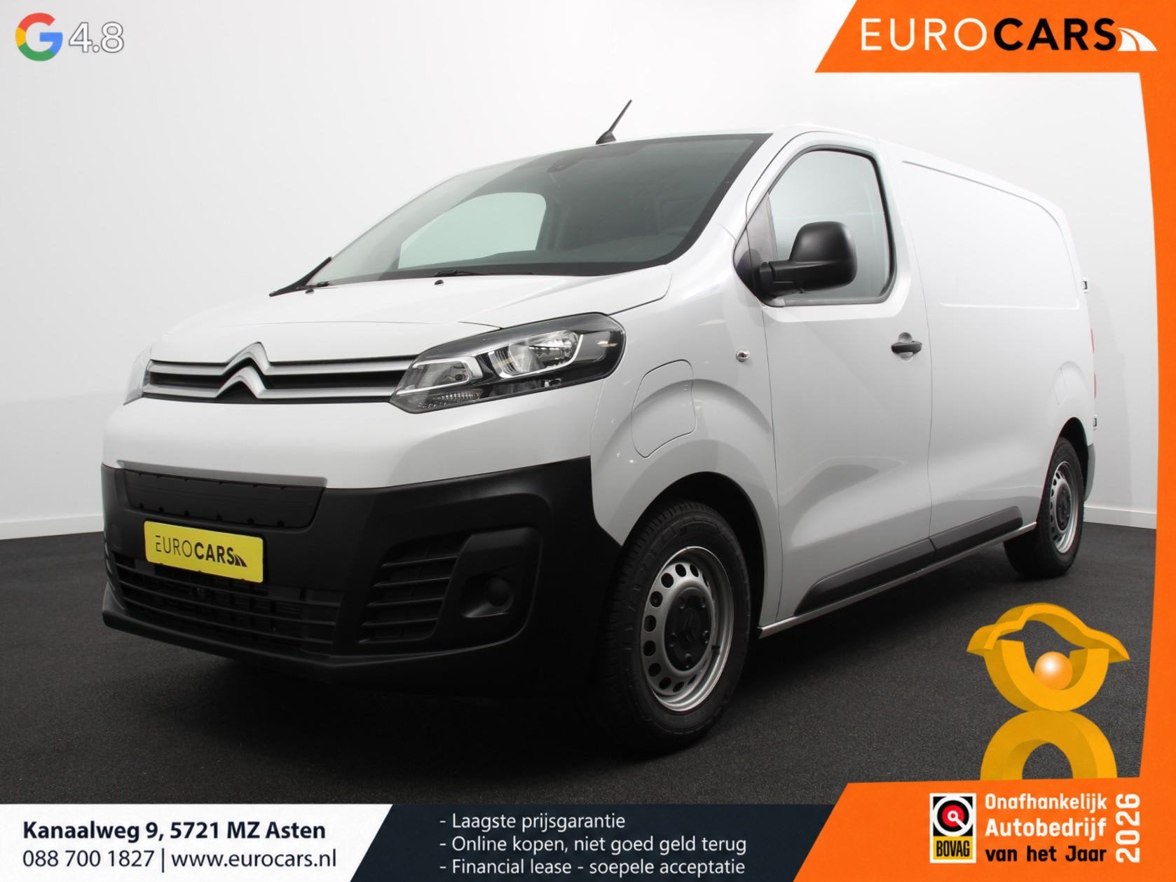 Citroen e-Jumpy L2 136 Automaat 75 kWh Automatische Airco Mu, Gebruikt, Wit, 1000 kg, Lane Keeping Assist